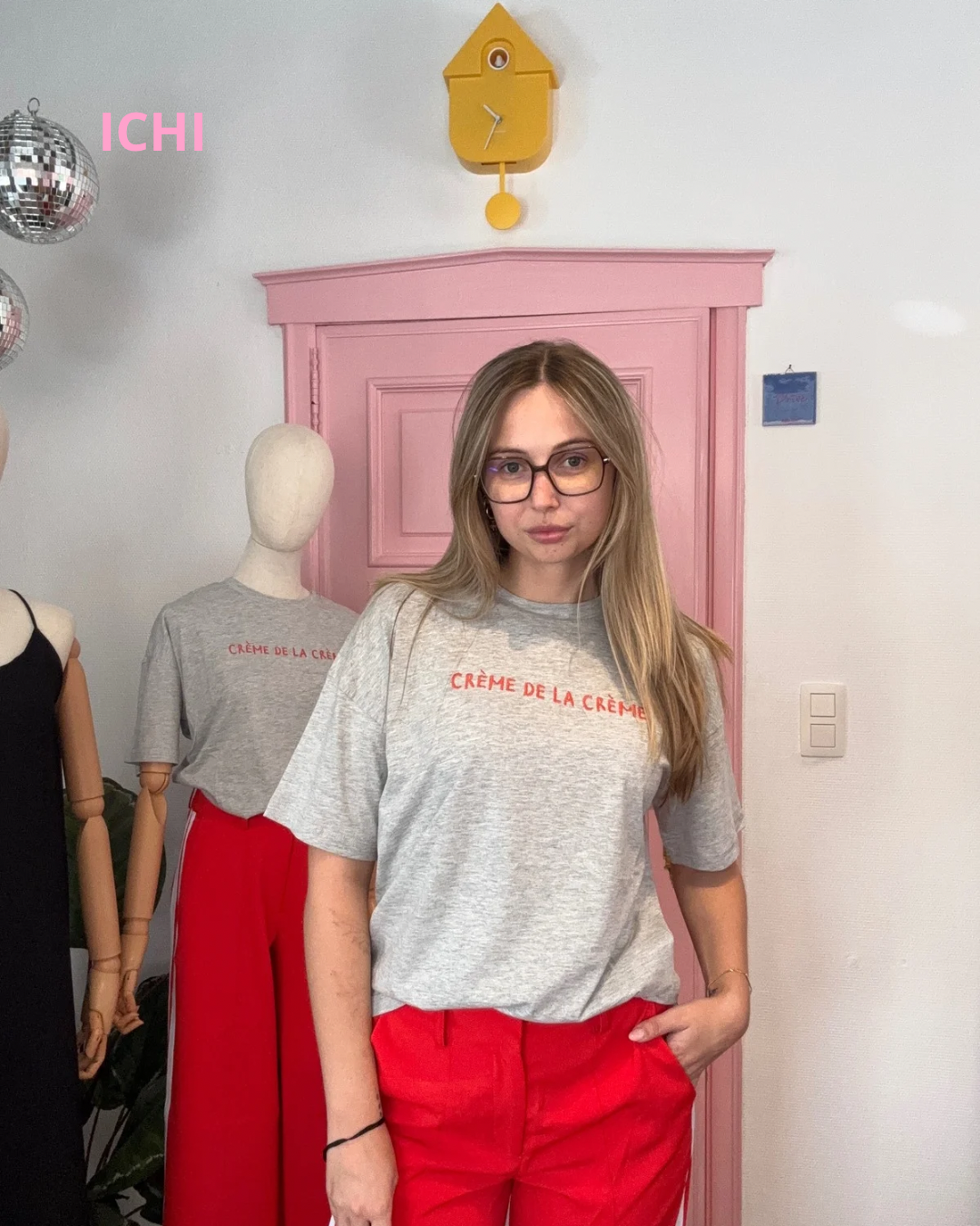 ICHI - T-shirt crème de la crème