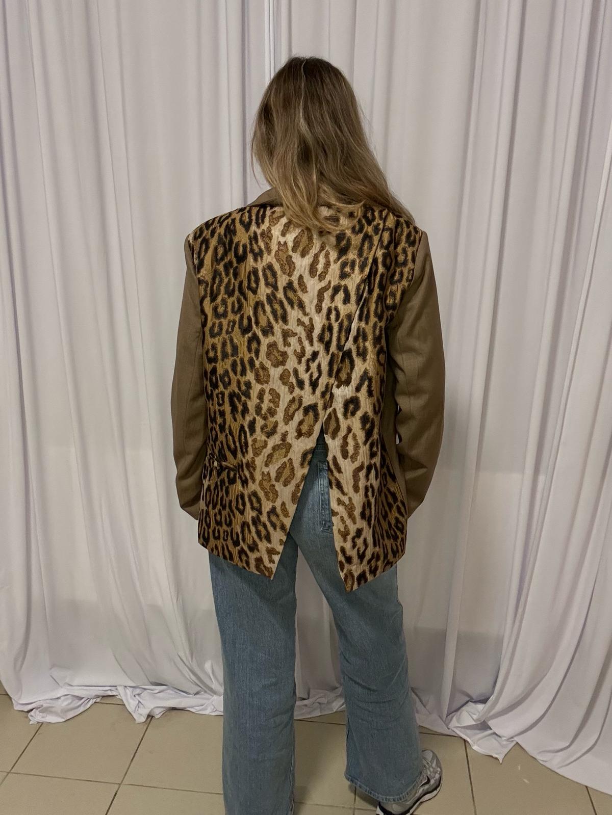 Juliette's leopard blazer