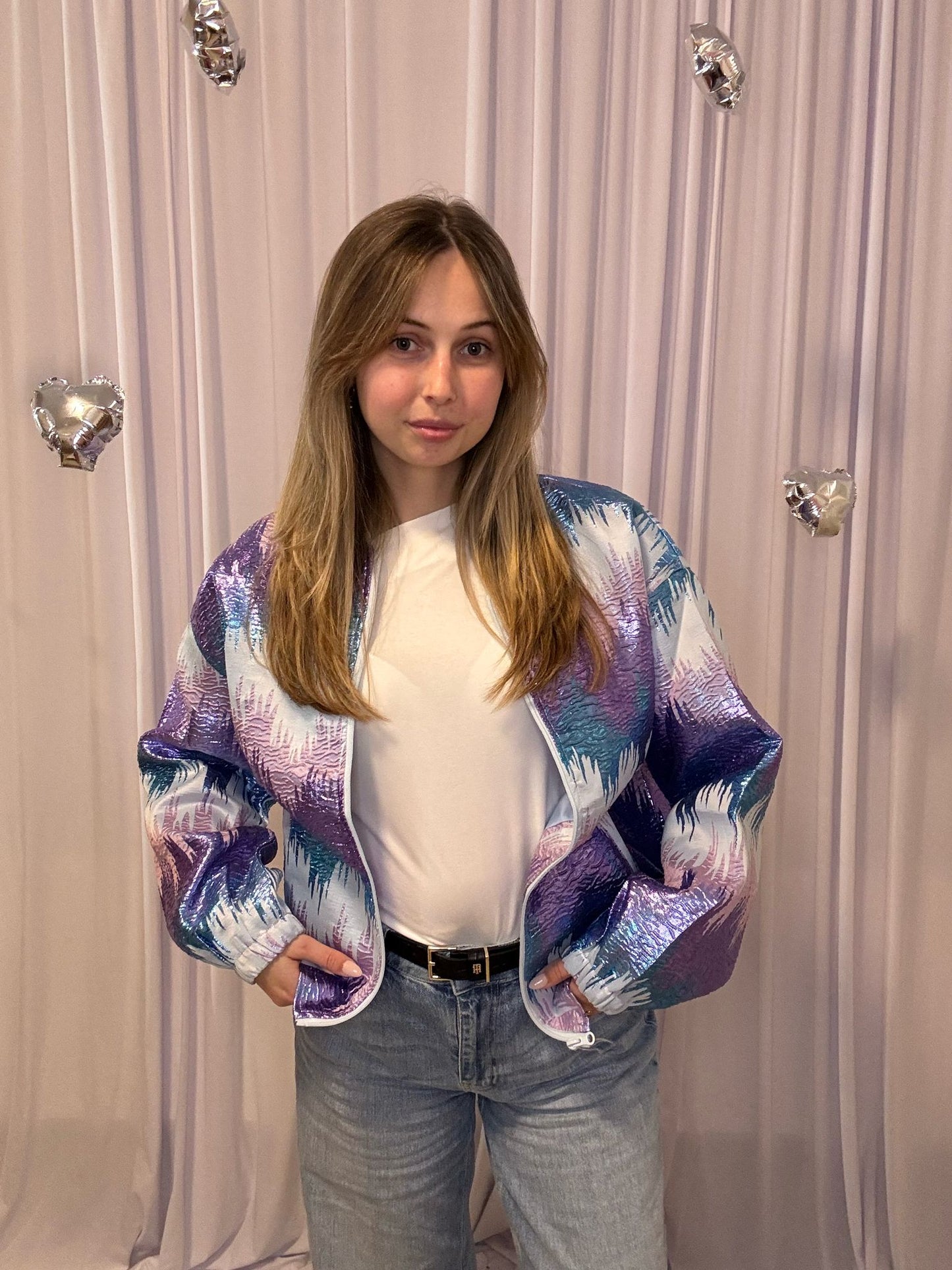 Juliette's bomberjacket blauw