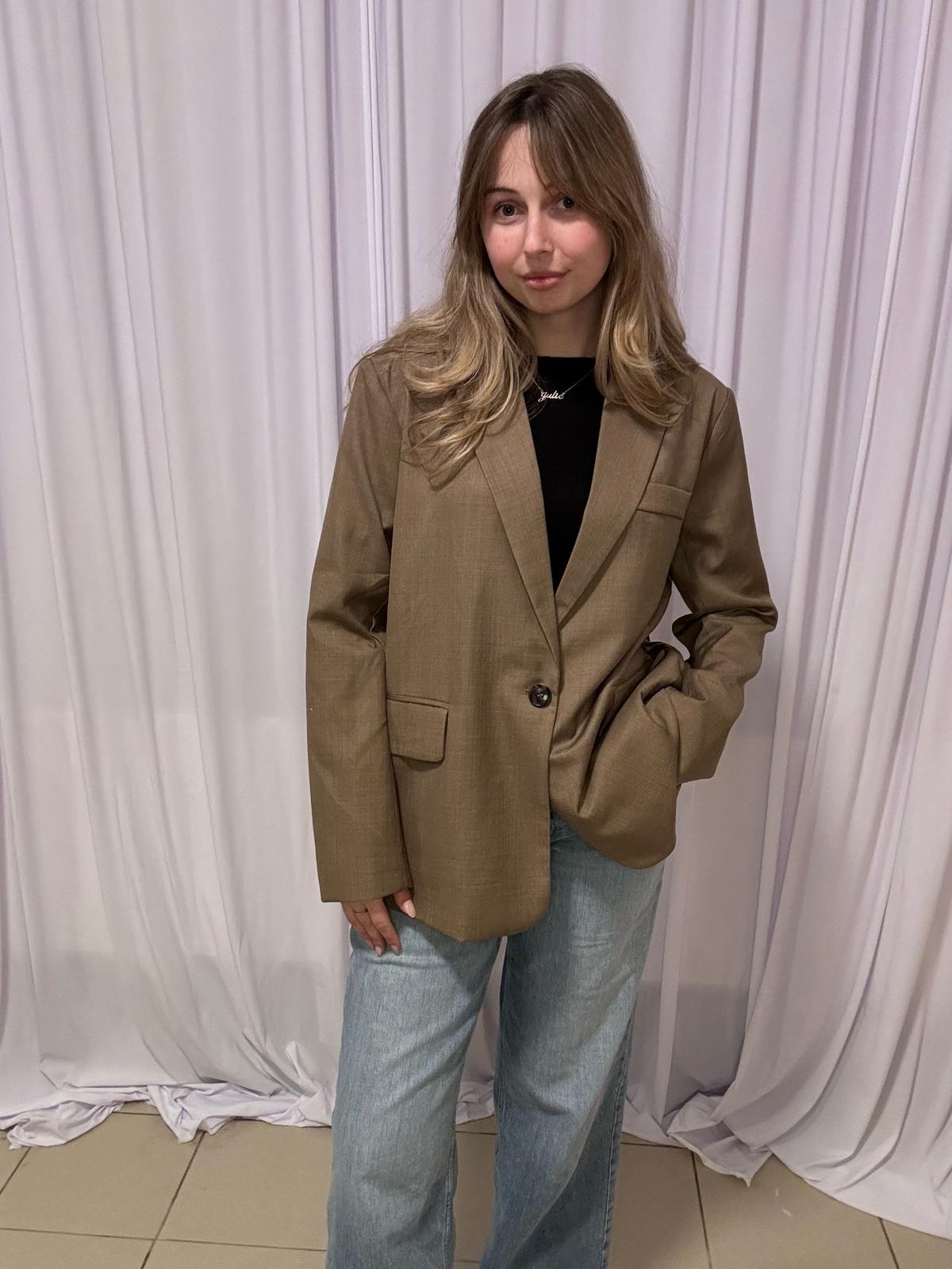Juliette's leopard blazer