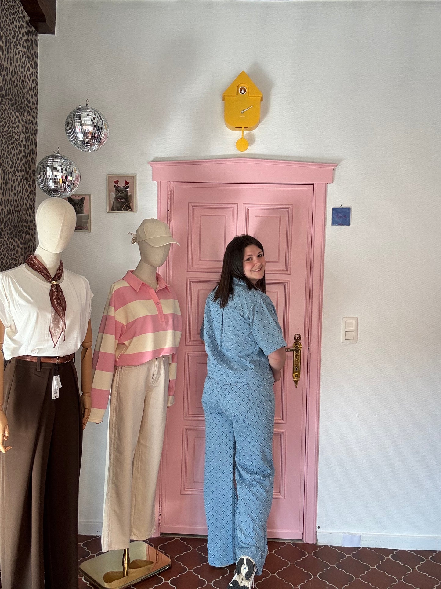 Fluresk -Blauwe Broek