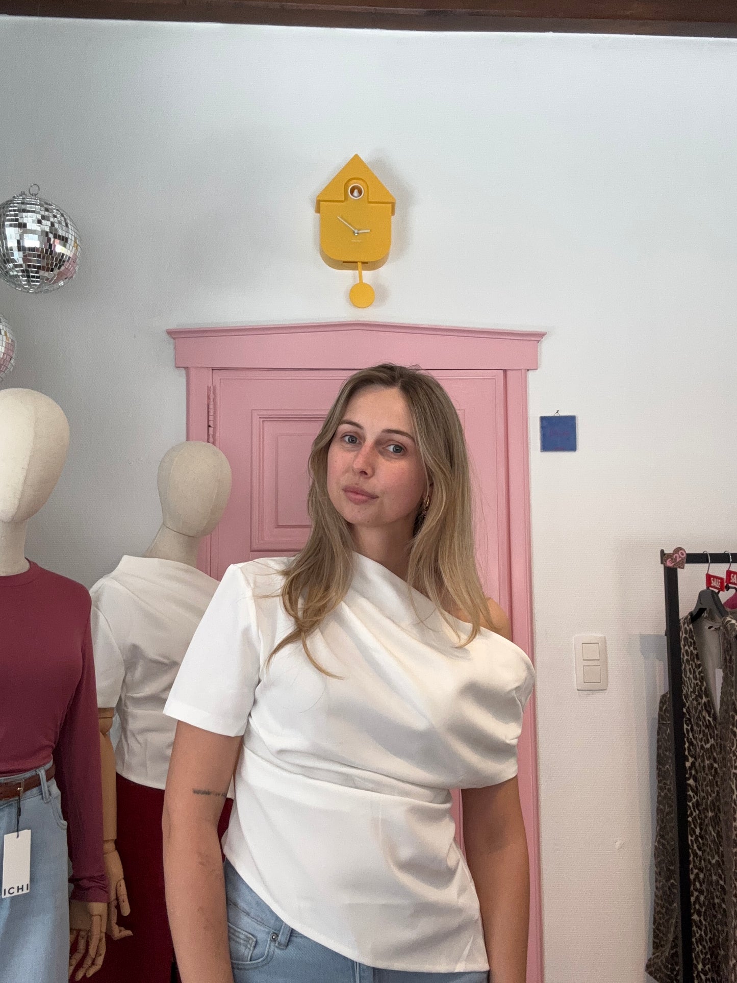 Julia's off shoulder white