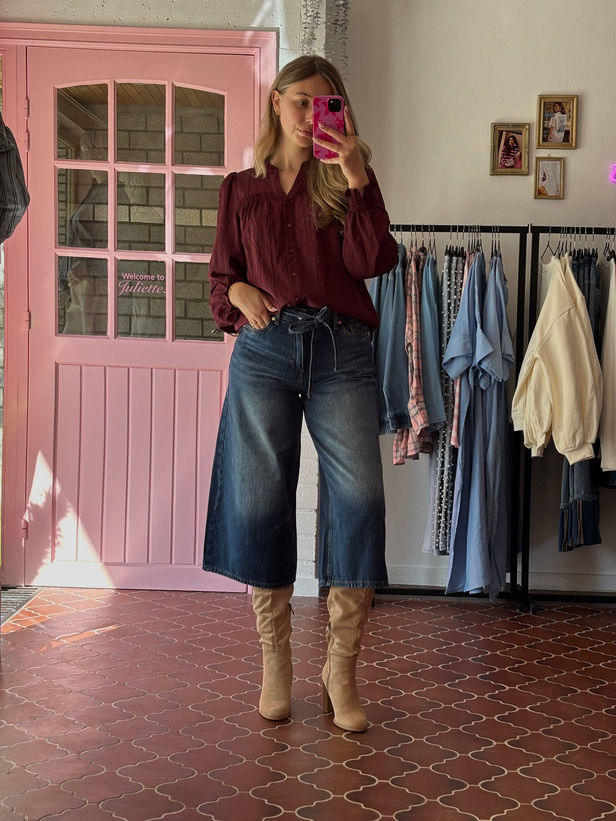 Pulz - bordeaux blouse