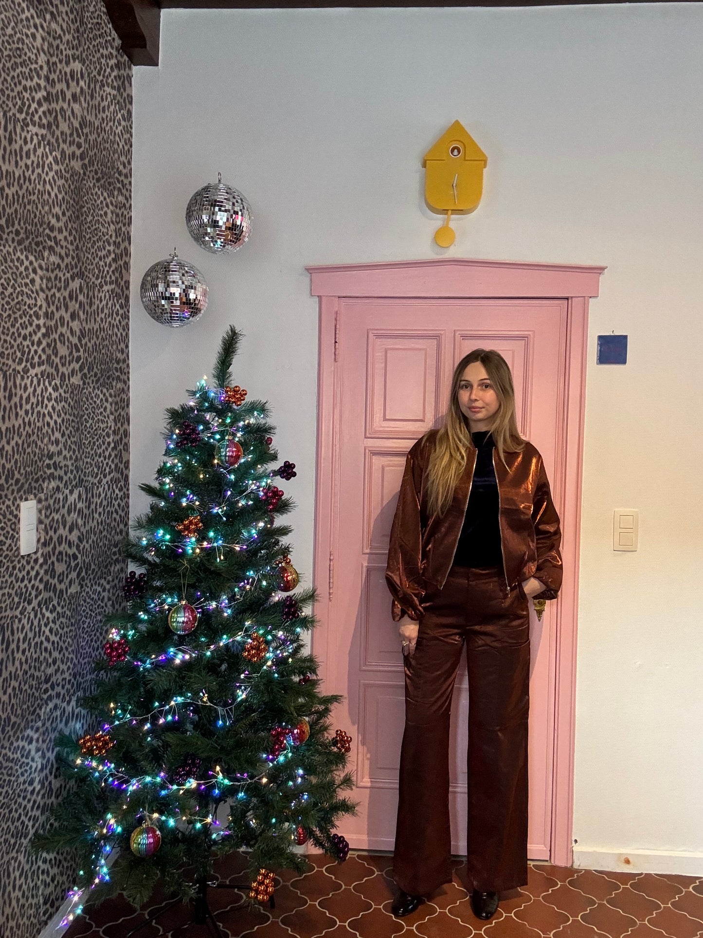 Fluresk - mettalica broek