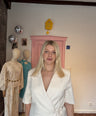 Ydence - Witte Blazer Jurk