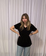 Juliette's basic v-hals t-shirt