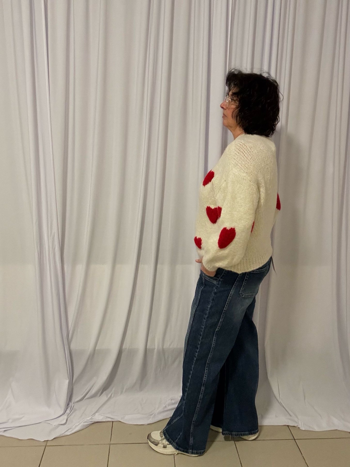 Juliette's toxik3 wideleg donker denim