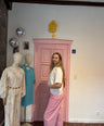 ICHI - Roze Balloon Jeans