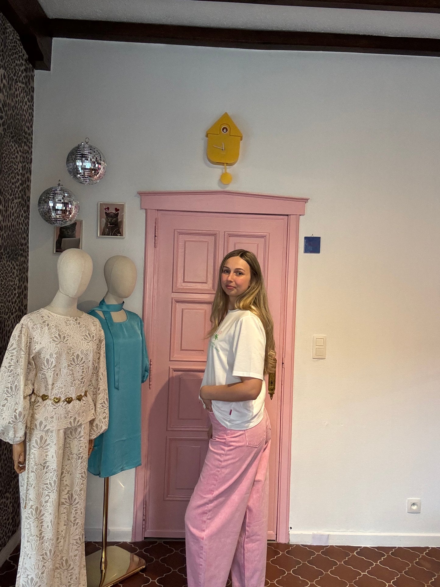 ICHI - Roze Balloon Jeans