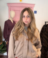 Juliette's bomber jacket suède beige