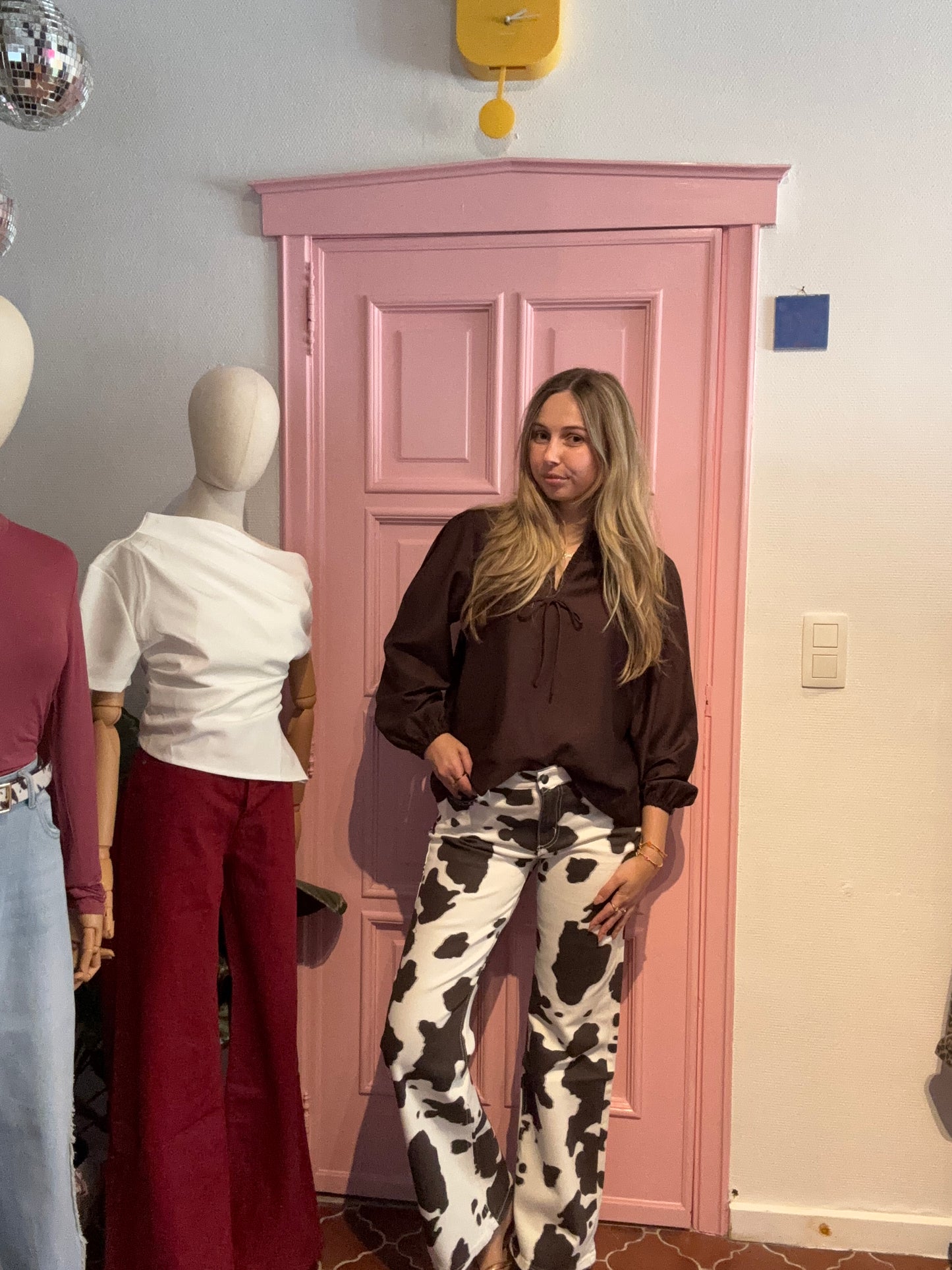 Juliette's cow jeans
