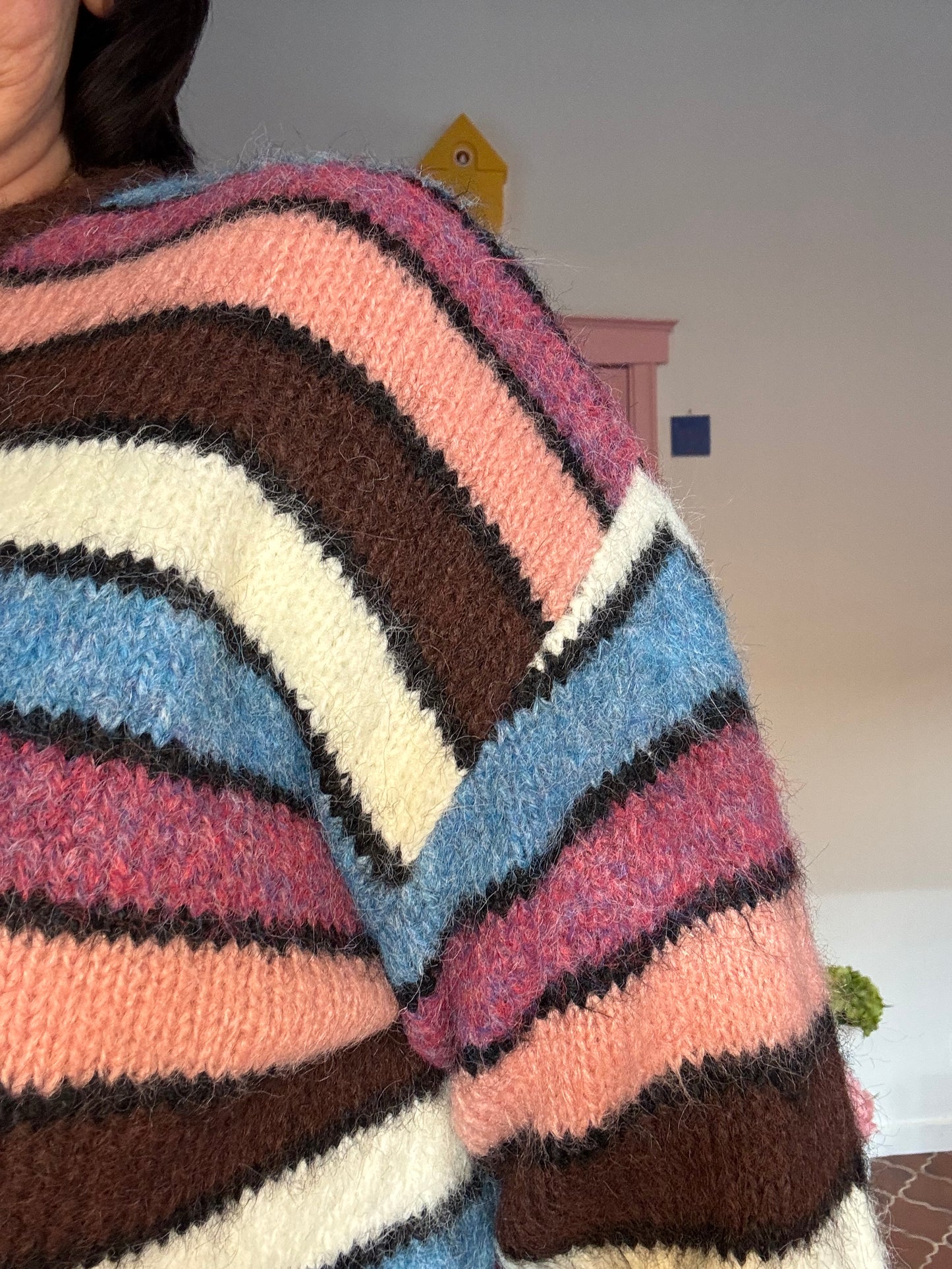 Fluresk - Multicolor Gestreepte Trui