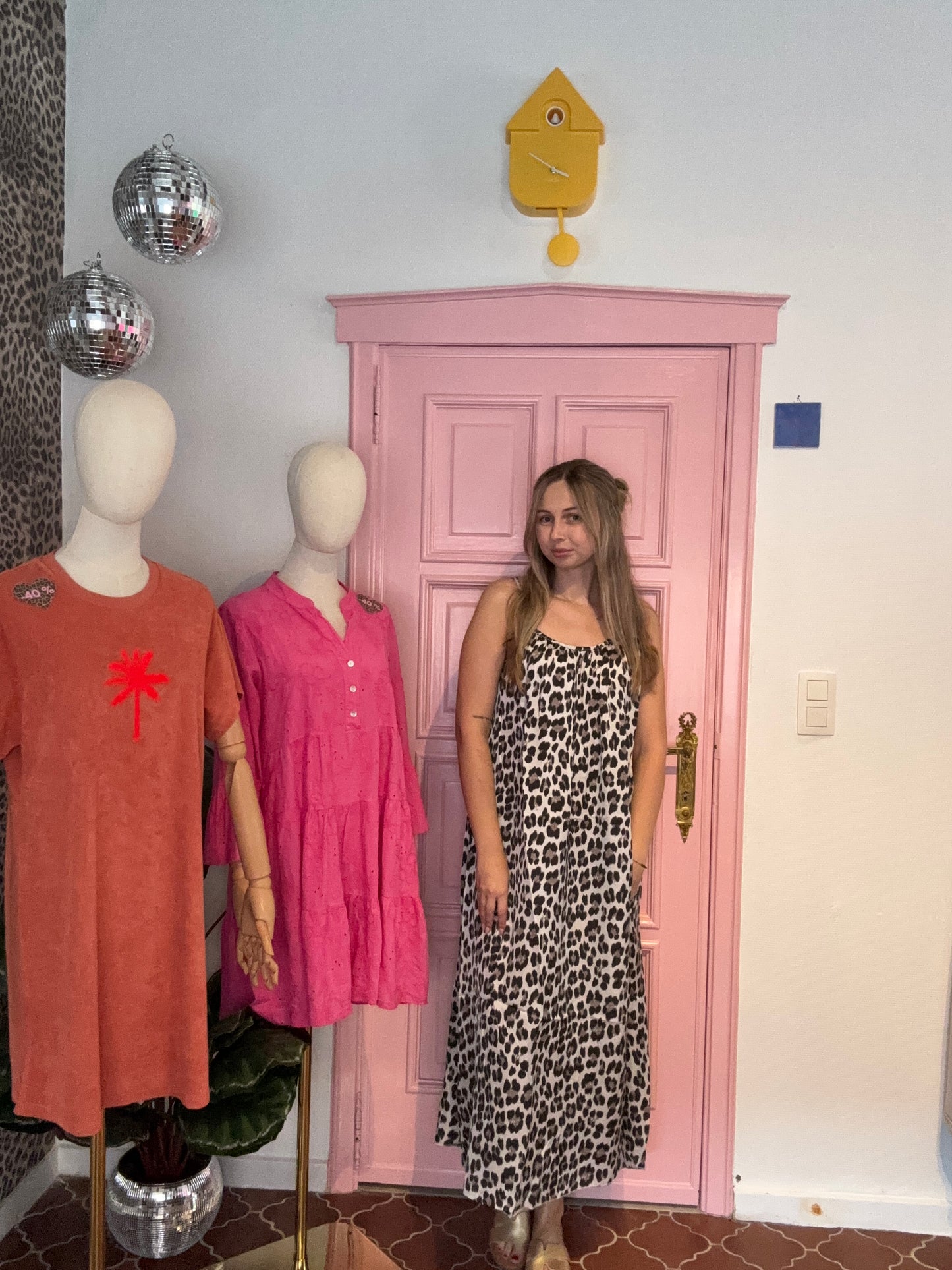 Julia’s leopard summer dress