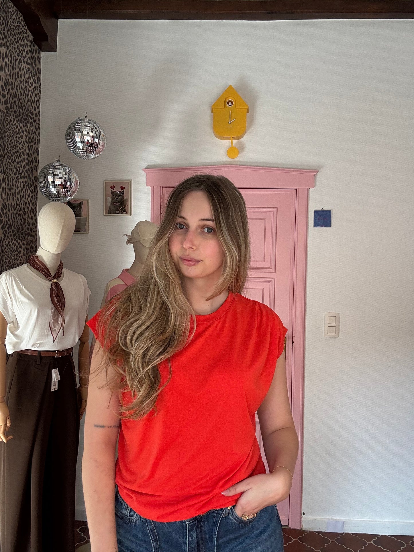 ICHI - Rode Basic Top