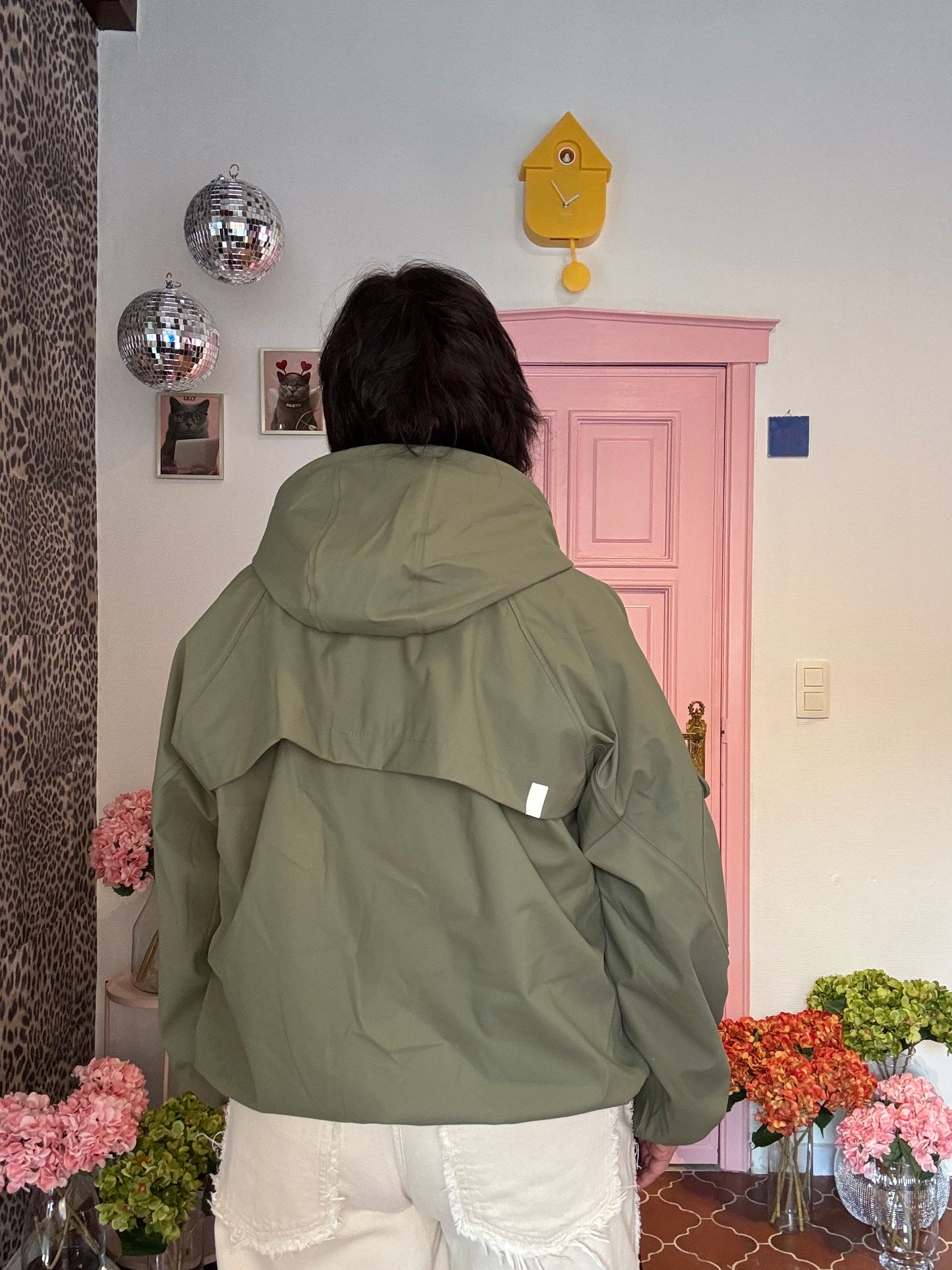 ICHI - Regenjas met Fleecevoering