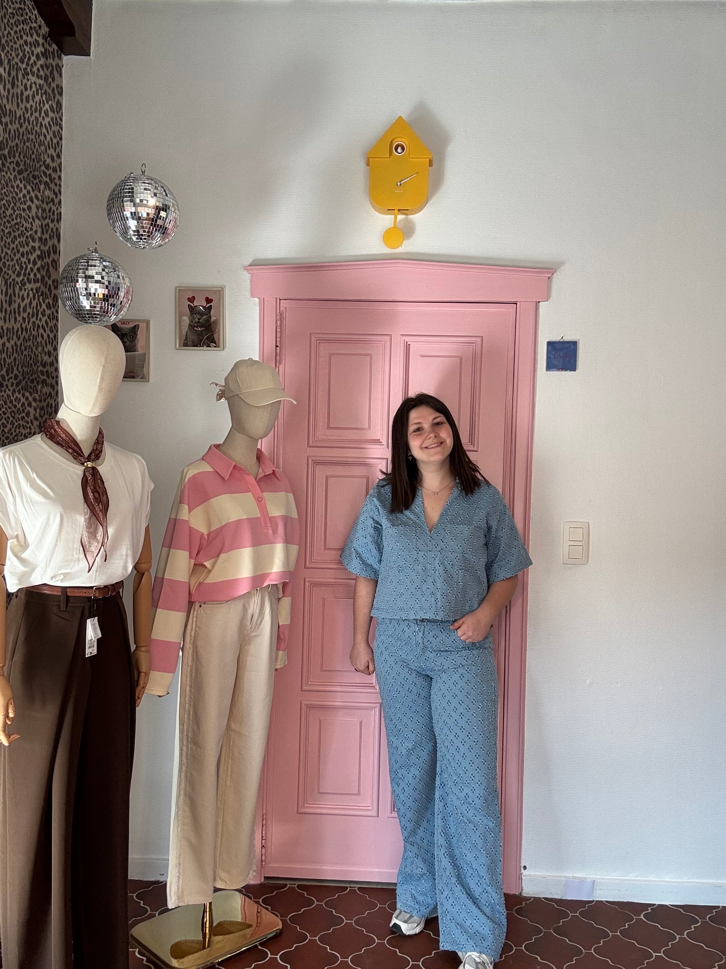 Fluresk -Blauwe Broek