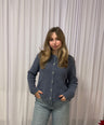 Juliette's jeans blue cardigan