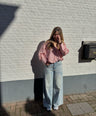 Wide Leg Jeans met Glitter Steentjes