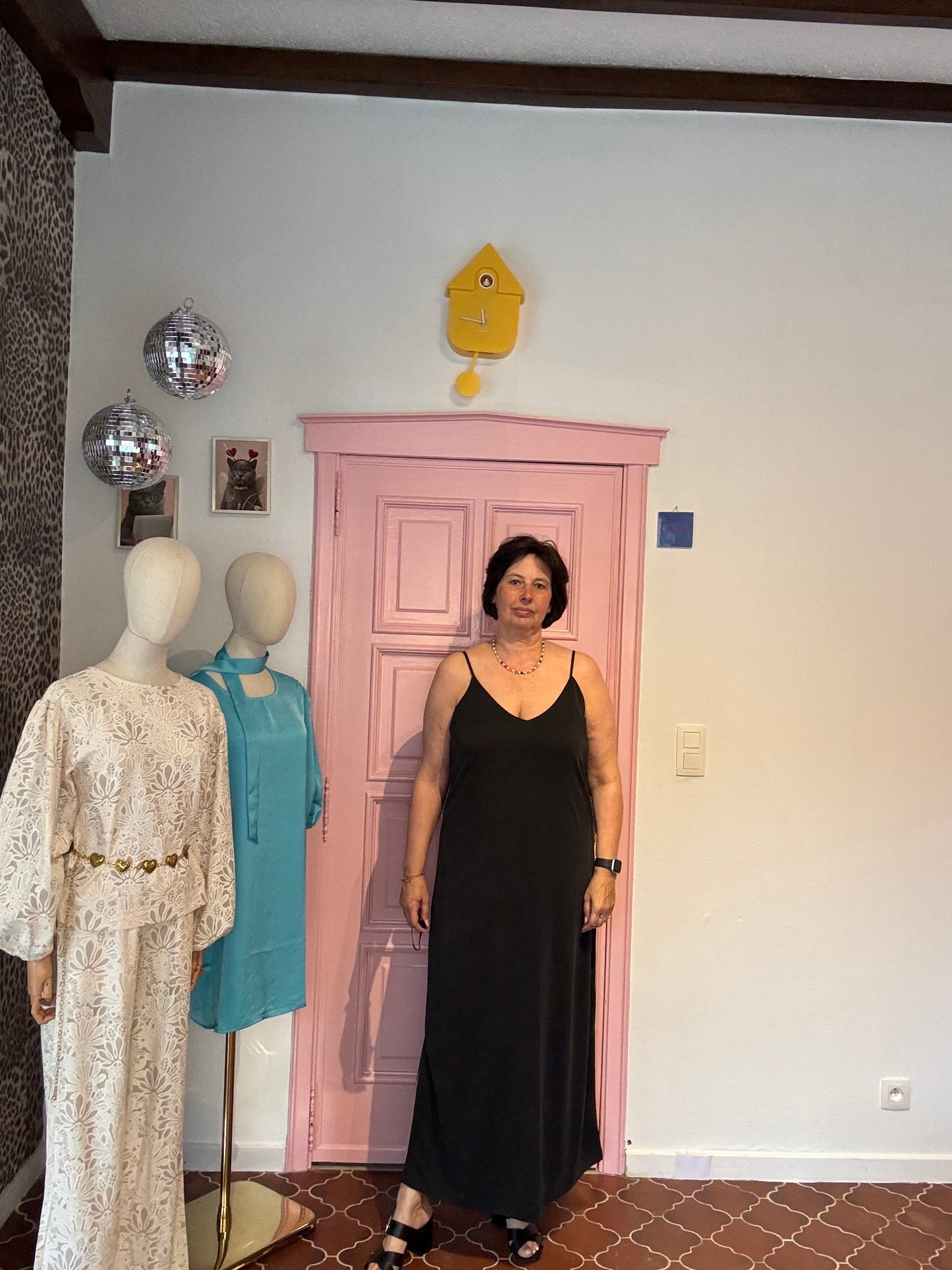 B.young - Zwart Maxi Kleed