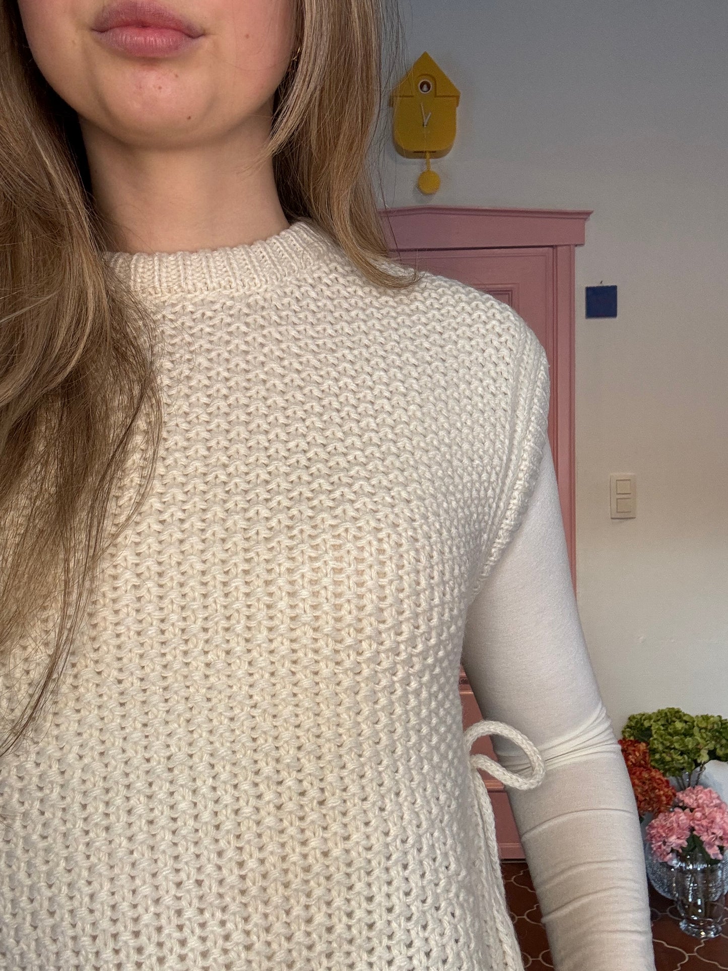 B.young - Ecru Knit Debardeur