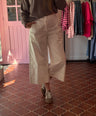 PULZ jeans -  Witte Wide Leg Broek