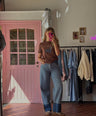ICHI - Wide Leg met Omslag