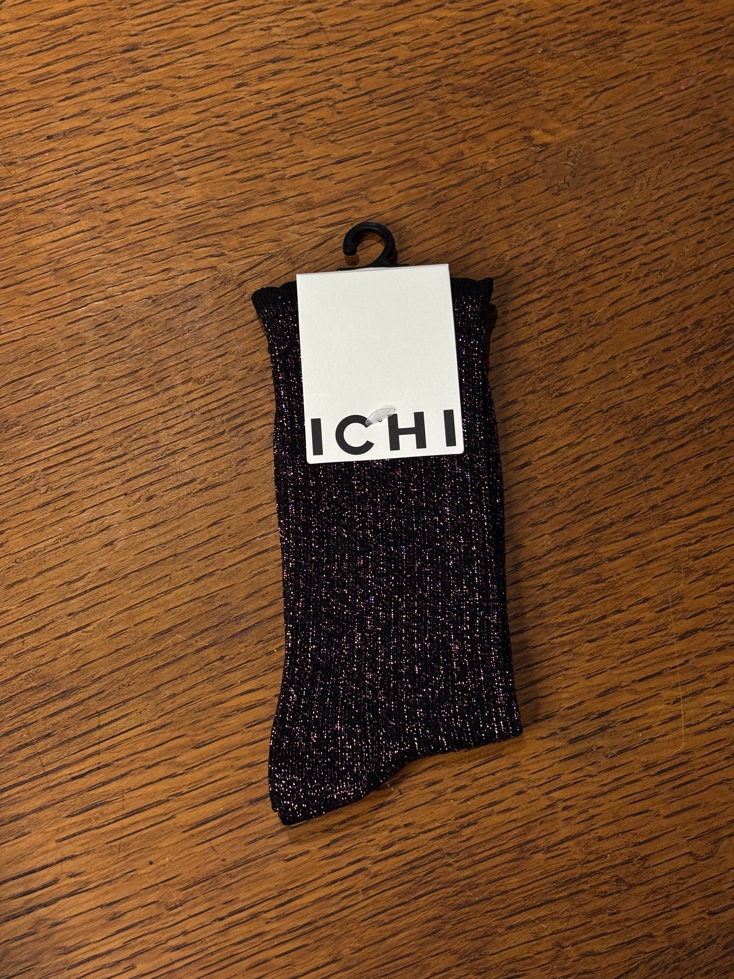 ICHI - Roze glitterkousen