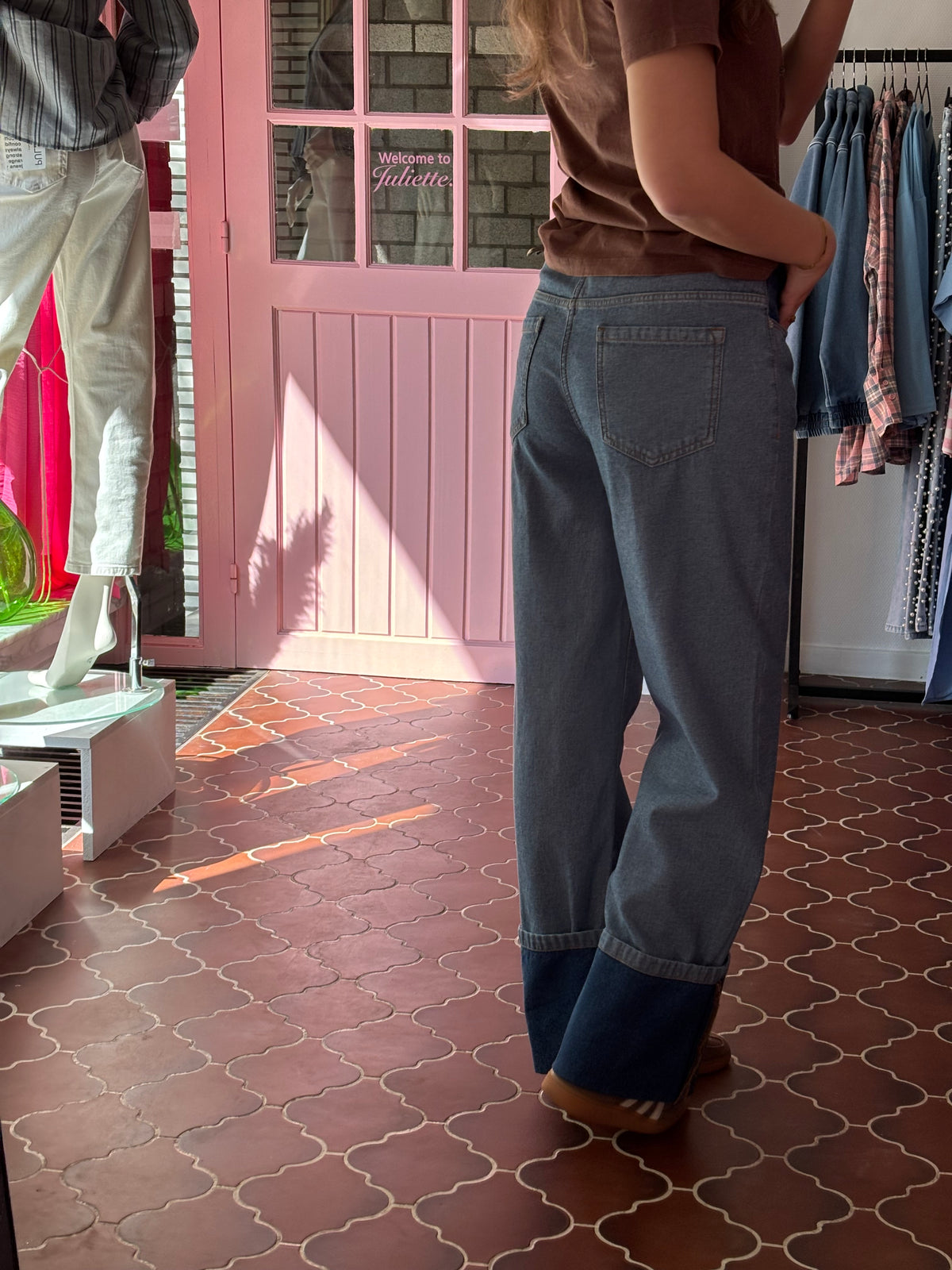 ICHI - Wide Leg met Omslag