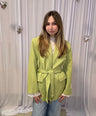 Juliette's green blazer