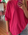 Oversized t-shirt fuchsia