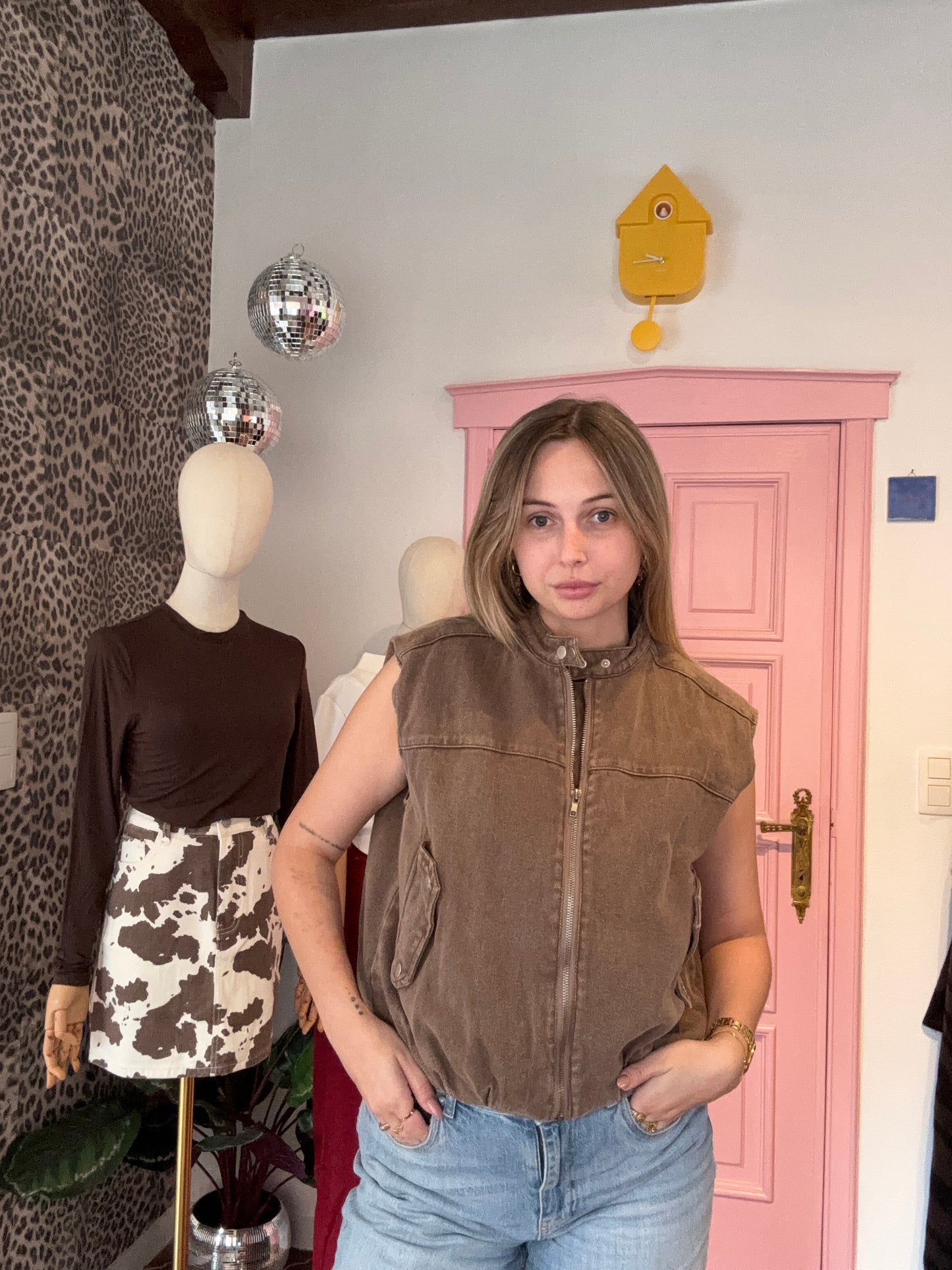 Juliette's gilet jeans