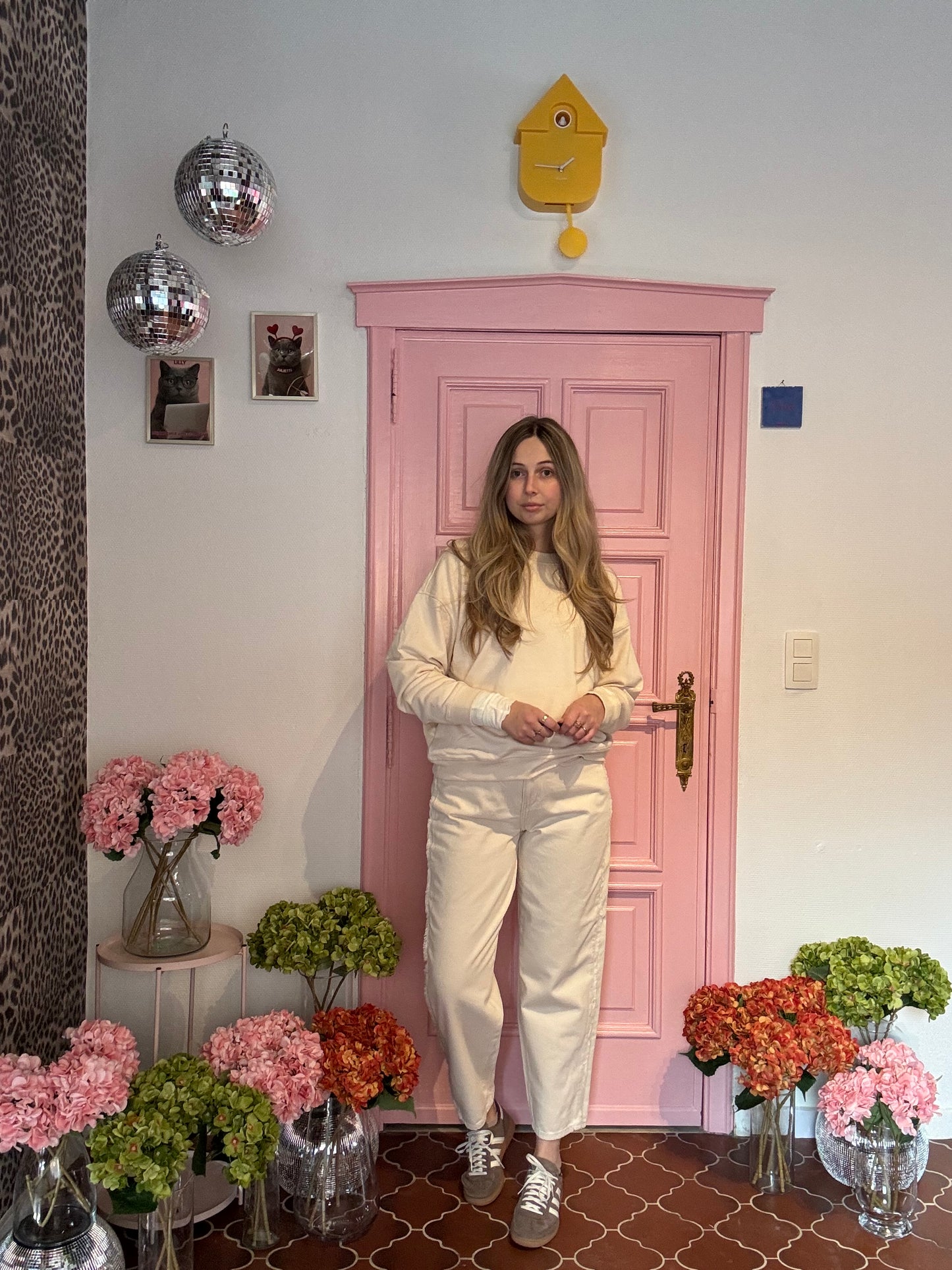 ICHI - witte jeansbroek