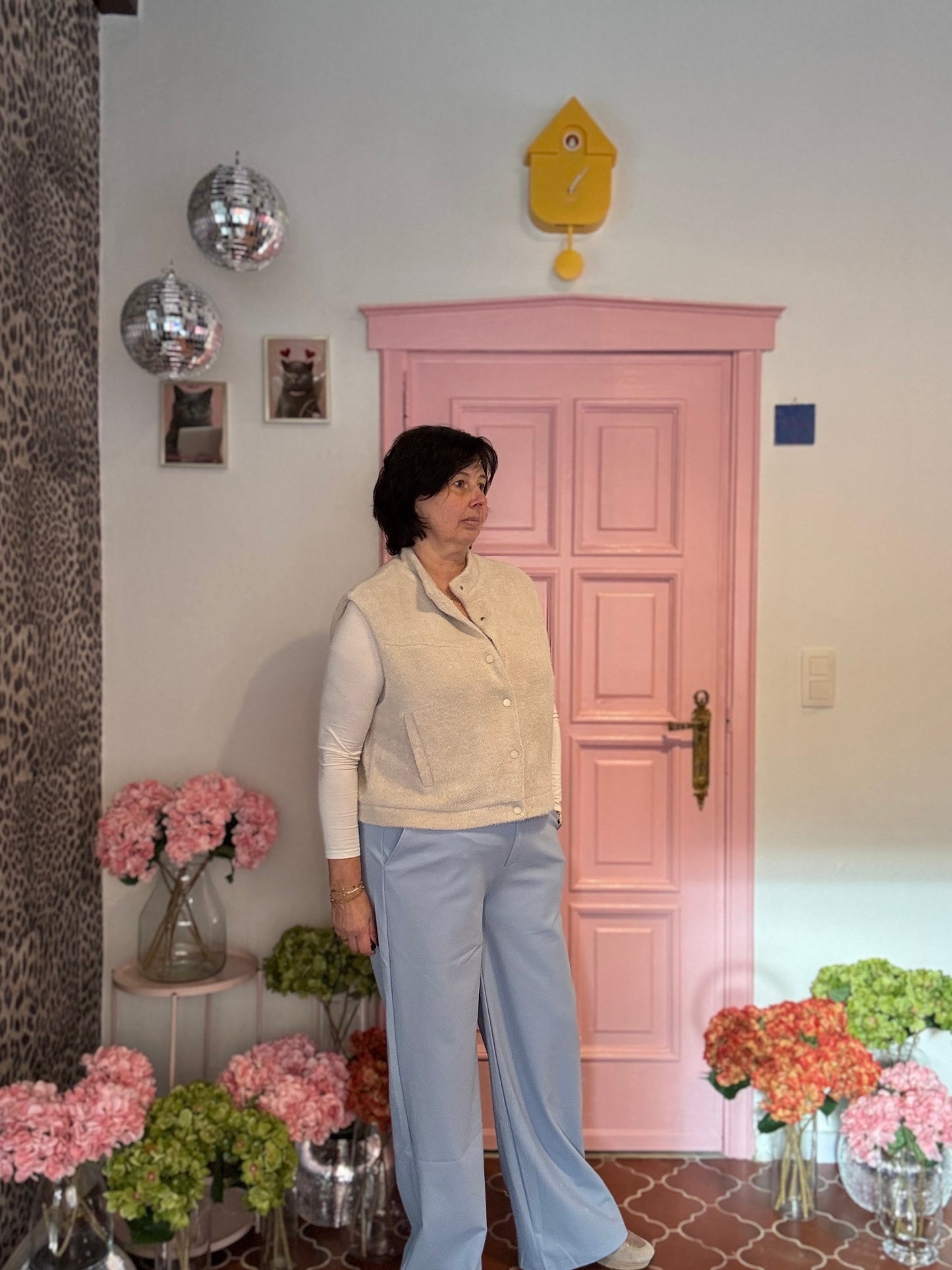 Fluresk - Lichtblauwe Broek