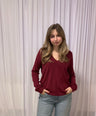 Juliette's trui bordeaux