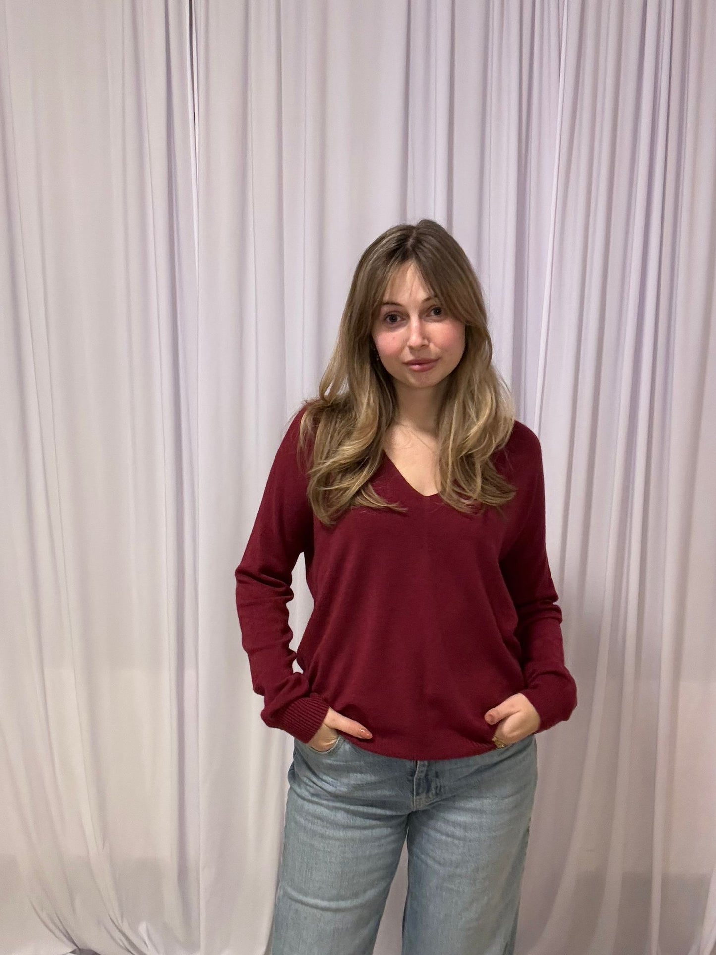 Juliette's trui bordeaux