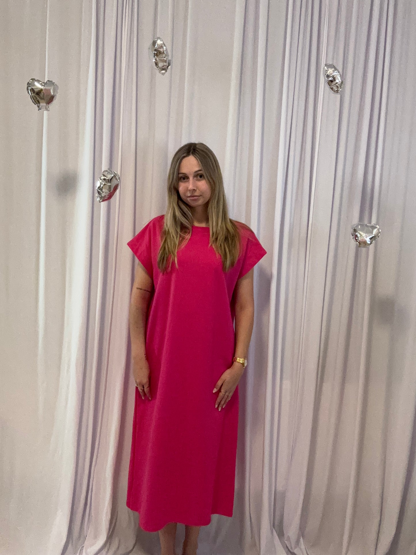 Julia’s t-shirt dress roos