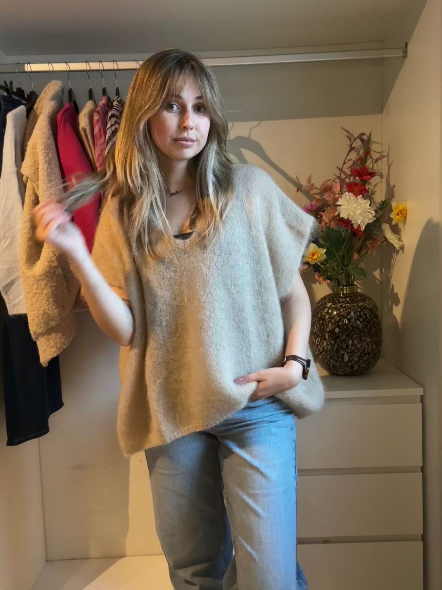 Spencer beige knit