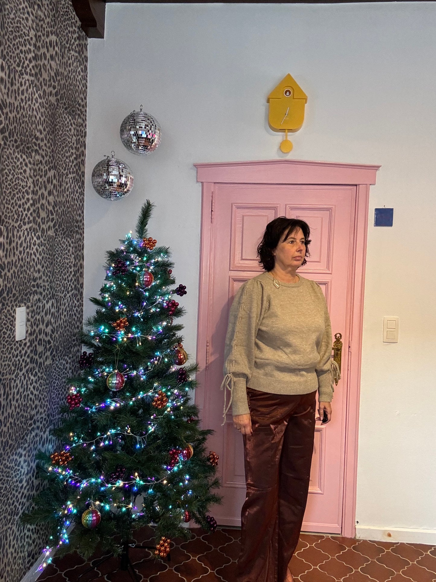 Fluresk - mettalica broek