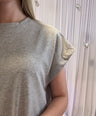 Julia’s t-shirt dress grijs