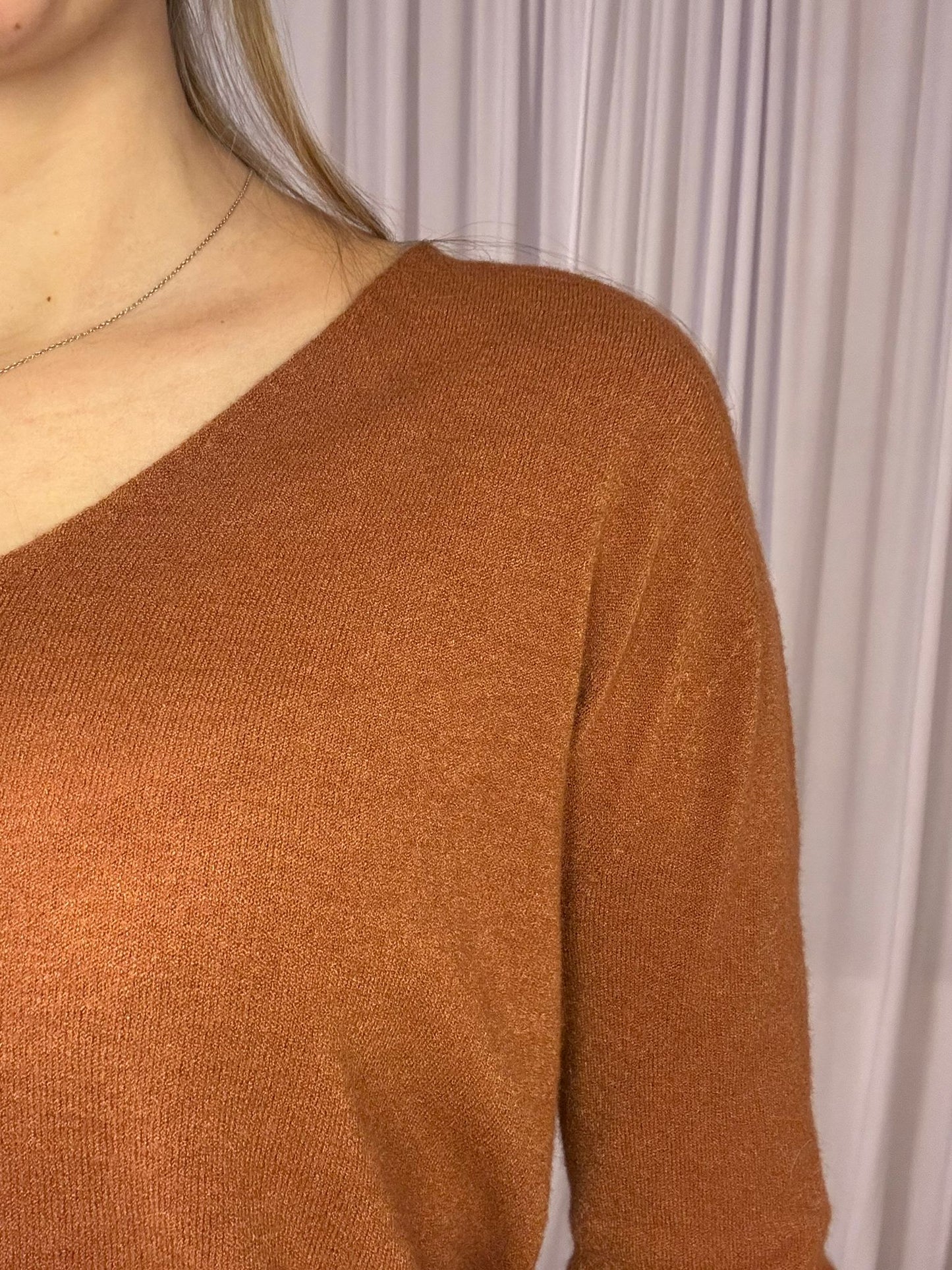 Juliette's roestkleurige trui
