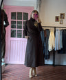 b.young - Bruine Rok in Leerlook