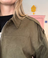 Juliette's bomber jacket suède