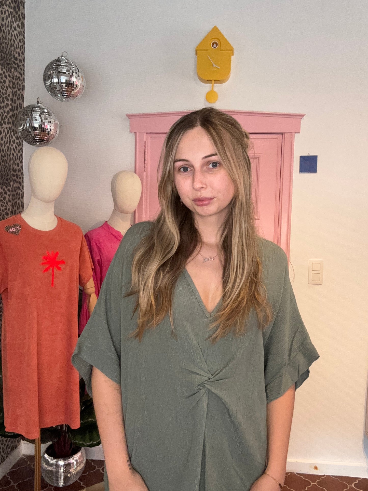 Julia’s sunset swing khaki