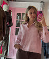 Fluresk - Roze Blouse met Details