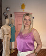 Ydence - Paarse Lace Top