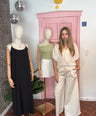 Julia's beige pants