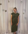 Julia's t-shirt dress kaki