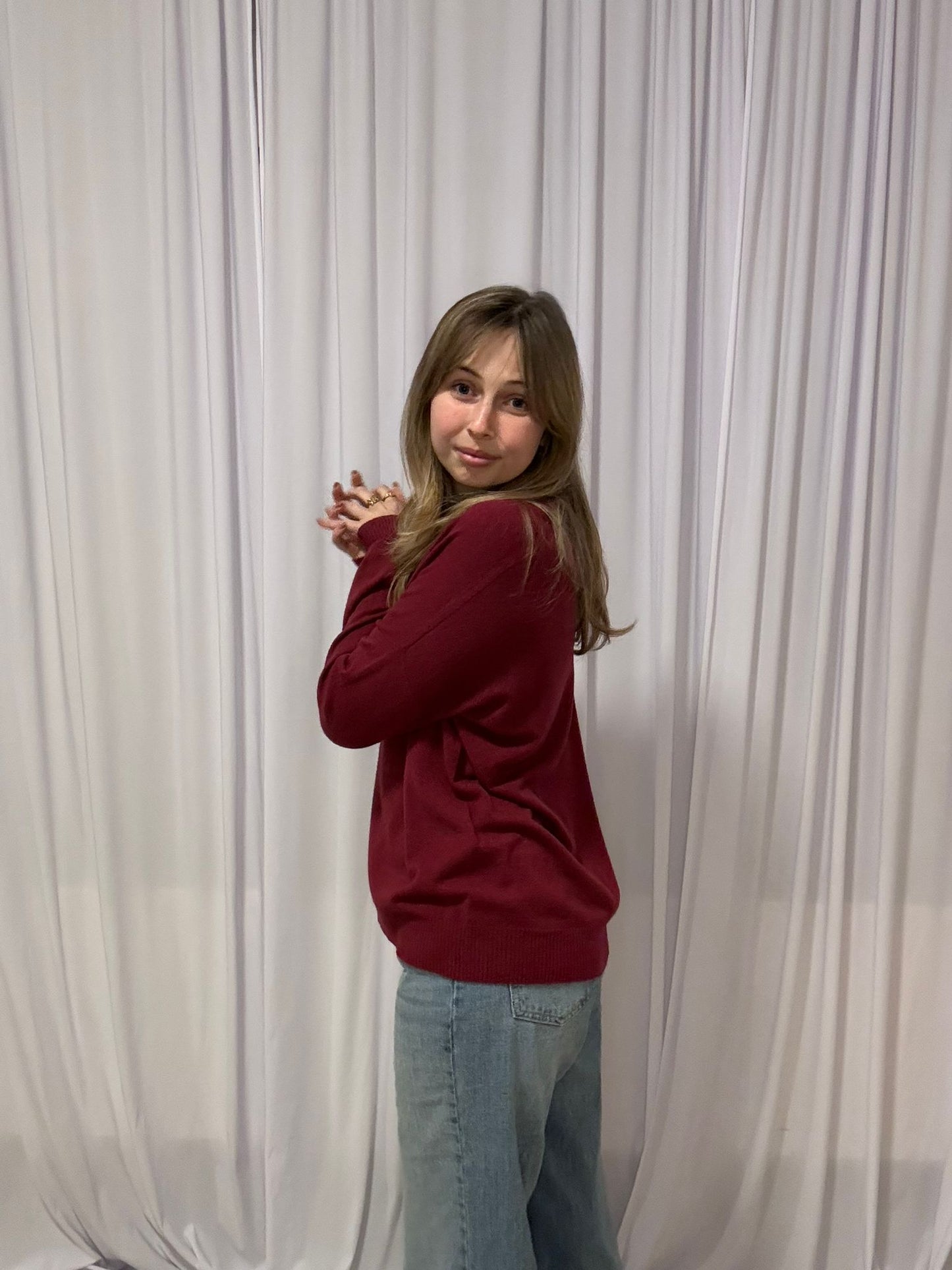 Juliette's trui bordeaux