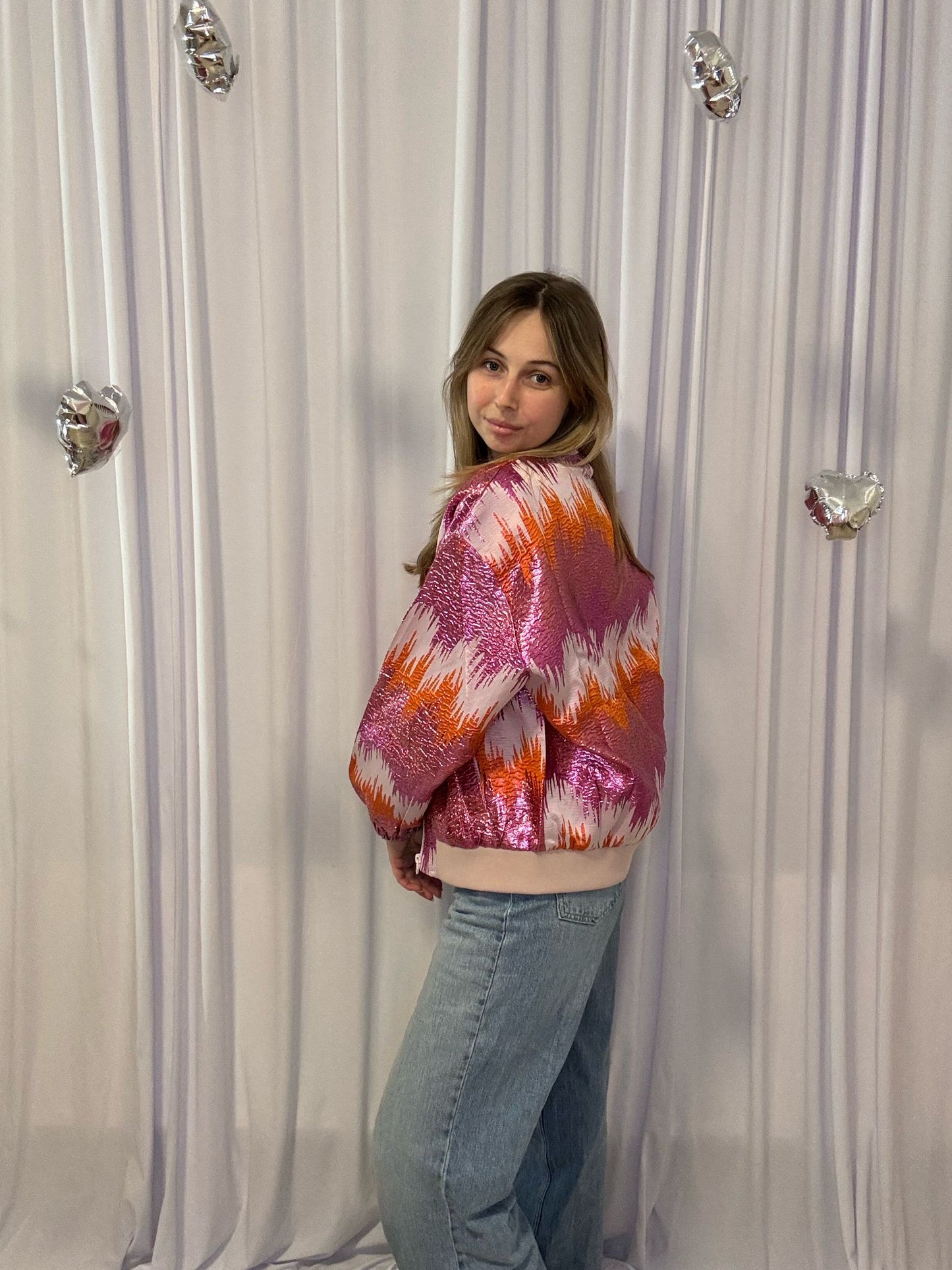 Juliette's bomberjacket roos
