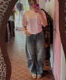 Roze t-shirt